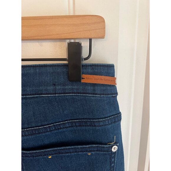 Anthropologie Pilcro & The Letterpress High-Rise Bootcut Jeans Size 27 Dark Wash - Picture 4 of 5